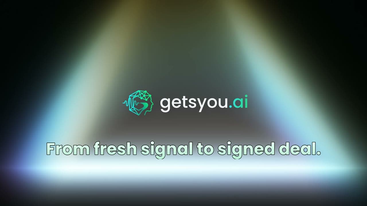 GetsYou product demo title: Every call. Every text. Every automation. One record.